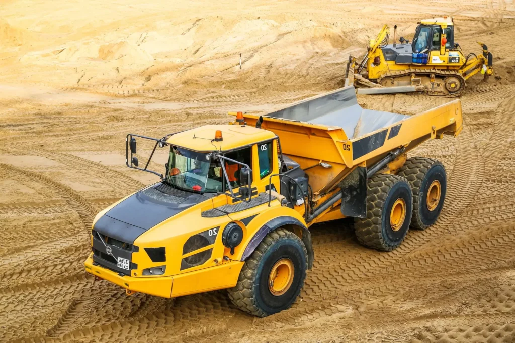 Articulated truck transmission problems